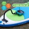 Tuomico 20PSI Paddle Board Pump Sup Air Pump Electric Portable Inflator & Deflator, Auto-Off, Mini Compressor for Inflatable Stand-up Paddleboard Kayak Wing Kite with 12V DC Car Plug-in Adapter view 2