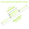 Asyxstar Golf Alignment Stick - Golf Sticks Alignment Aid 48" Golf Alignment Rods 2 Pack for Aiming, Putting, Full Swing Trainer, Posture Corrector Golf Training aid with Clear Tube Case view 3