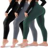 3 Pack Leggings for Women-No See-Through High Waisted Tummy Control Yoga Pants Workout Running Legging view 1