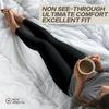 3 Pack Leggings for Women-No See-Through High Waisted Tummy Control Yoga Pants Workout Running Legging view 4