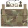 JFFCESTORE Loop Mounting Placard Platform Tactical Vest Expansion Panel with Hook Backing, G/Quick Release Buckle Attaches to any MOLLE and Loop Surface (CAMO) view 2