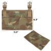 JFFCESTORE Loop Mounting Placard Platform Tactical Vest Expansion Panel with Hook Backing, G/Quick Release Buckle Attaches to any MOLLE and Loop Surface (CAMO) view 4