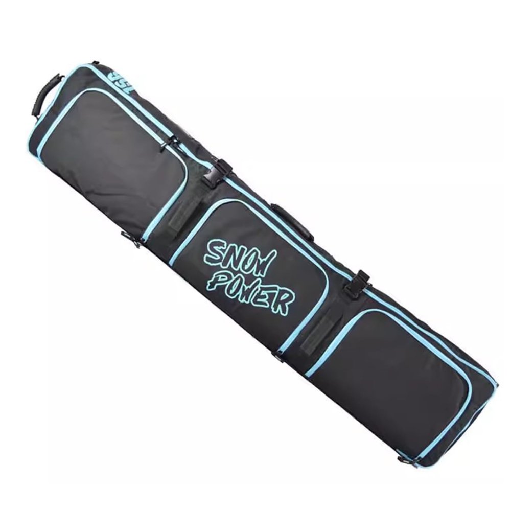 GdniA 7 Sizes Padded Snowboard Bag, Single And Double Ski Bag 600D Waterproof Oxford Portable High Capacity Air Travel Bag for Snow Air Travel Transport, No Wheels, 180cm