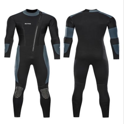 clhjinruoliu 5MM Wetsuit for Men, One-Piece Long-Sleeved Warm Wetsuit, Winter Swimsuit Jellyfish Neoprene Diving Scuba Buceo,L