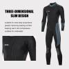 clhjinruoliu 5MM Wetsuit for Men, One-Piece Long-Sleeved Warm Wetsuit, Winter Swimsuit Jellyfish Neoprene Diving Scuba Buceo,L view 4