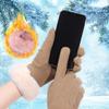 BKEKM Thermal Glove Windproof Cycling Gloves Thicken Fleece Lined Ski Mittens Gloves Touch Screen Ski Gloves Women Winter Gloves view 3