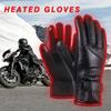 BKEKM Cycling Gloves Electric Mittens Gloves Heated Thermal Glove Temperature Adjustment USB Powered Winter Gloves for Men Gloves view 2