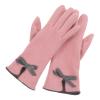 BKEKM Ski Gloves 1 Pair Cycling Gloves Touch Screen Thermal Glove Pu Leather Mittens Gloves for Women Sports Gloves Winter Gloves view 1
