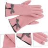 BKEKM Ski Gloves 1 Pair Cycling Gloves Touch Screen Thermal Glove Pu Leather Mittens Gloves for Women Sports Gloves Winter Gloves view 4