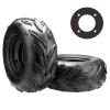ELANER 16x8-7 ATV Wheels, 16x8-7 Tubeless Tires for Kazuma Quad ATV Go Kart UTV 150CC Off Road Tyres 4 Holes set of 2 view 1