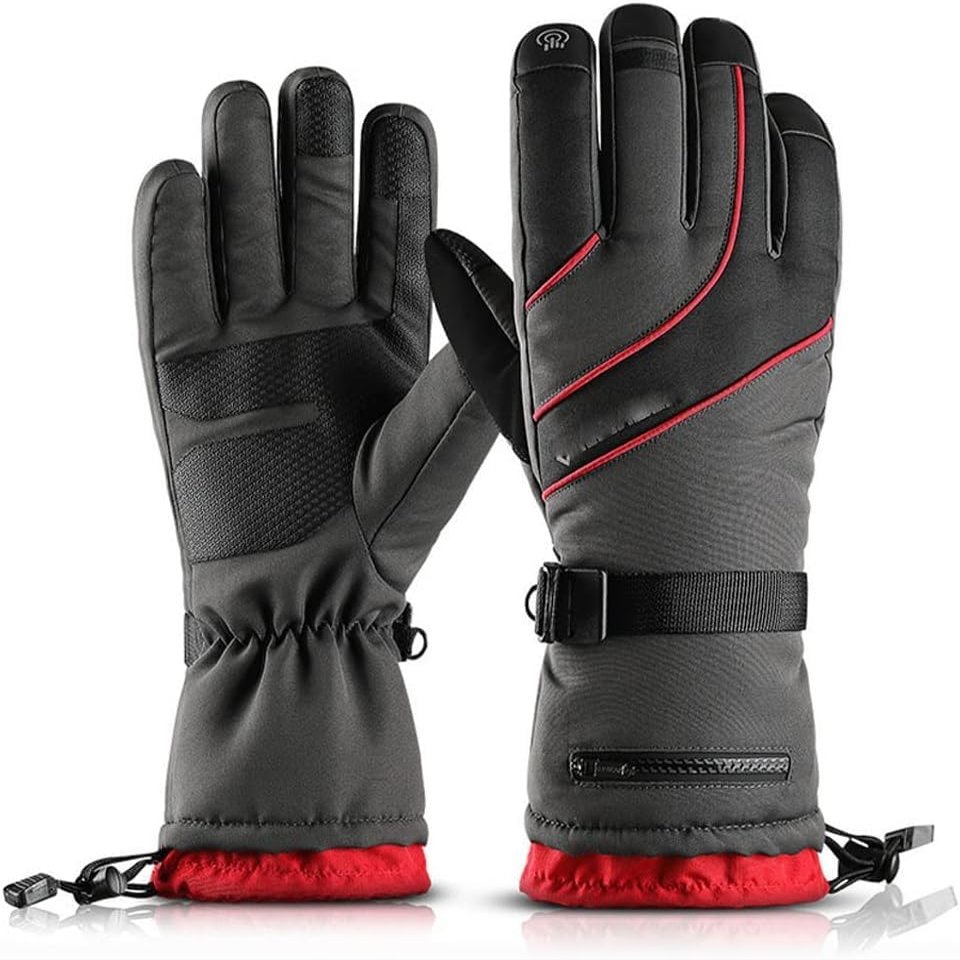 BKEKM Winter Gloves Polyester Cycling Gloves Water Proof Mittens Gloves Windproof Ski Gloves for Men Women Sports Thermal Glove