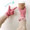 BKEKM Cycling Gloves Cotton Mittens Gloves Plus Velvet Thick Ski Gloves Touch Screen Windproof Thermal Glove for Women Gloves view 3