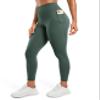 CRZ YOGA Butterluxe Workout Leggings Pockets 25'' - High Waisted Gym Womens Yoga Pants Buttery Soft Dark Forest Green Small view 1