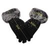 BKEKM Cycling Gloves 1 Pair Winter Gloves Touch Screen Plus Velvet for Women Gloves Thicken Ski Gloves Windproof Thermal Glove view 2