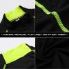 LEICHR Compression Shirts for Men Long Sleeve Cool Dry Workout Gym Turtleneck Shirts Sports Tops Baselayers view 3