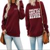 BOYRMSLGY Besties Sweatshirts for Women Somebody's Loud Ass Unfiltered Bestie Shirts Funny Saying Friend Gifts Tops Pullover Wine view 1