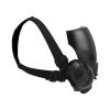 Samview Outdoor Airsoft Paintball Shooting Face Protection Gear Tactical Half Face Halloween Cosplay Mask, Medium, Black view 2
