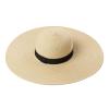 BUDDHI Beach Hats for Women 2024 Wide Brim Sun Straw Hat Foldable Summer Floppy Hat UV Protection Caps Panama Hat Travel Fedora Beach Sun Hats Foldable Travel Straw Hat Beige view 3