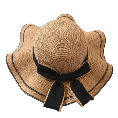 2024 Summer Beach Hats for Women Wide Brim Sun Straw Hats UPF 50+ UV Sun Protection Sun Hat Foldable Roll up Caps Foldable Travel Straw Hats Vacation Soft Lightweight Caps