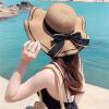 2024 Summer Beach Hats for Women Wide Brim Sun Straw Hats UPF 50+ UV Sun Protection Sun Hat Foldable Roll up Caps Foldable Travel Straw Hats Vacation Soft Lightweight Caps view 2