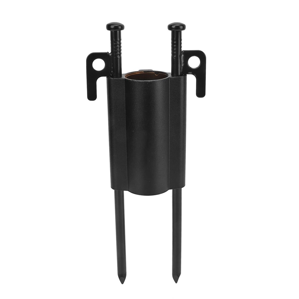 Gavigain Camping Canopy Pole Holder, Aluminum Alloy Canopy Pole Retainer with Adjustable Nut Portable Anchor Stake for Tent Poles for Canopy Awnings