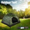 3-4 Person Camping Tent, Waterproof Pop up Tents for Camping, Outdoor Camouflage UV Protection Folding Backpacking Tent for Backpacking, Hiking, or Beaches view 2