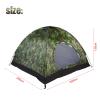 3-4 Person Camping Tent, Waterproof Pop up Tents for Camping, Outdoor Camouflage UV Protection Folding Backpacking Tent for Backpacking, Hiking, or Beaches view 3