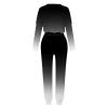 QWENTMTNTY Lounge Sets for Women Plus Size 2 Piece Tops Long Pants Jogging Outfits Jogger Set Workout Sweat Suit Womens Comfy Loungewear Black 5XL view 4