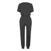 QWENTMTNTY Lounge Sets for Women Plus Size 2 Piece Tops Long Pants Jogging Outfits Jogger Set Workout Sweat Suit Womens Comfy Loungewear Grey Small view 4
