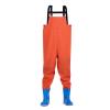 Kids Chest Waders Youth Fishing Waders For Toddler Children Water Proof Hunting Waders With Baby (Yellow, 3-4 Years) view 2