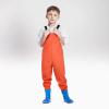 Kids Chest Waders Youth Fishing Waders For Toddler Children Water Proof Hunting Waders With Baby (Yellow, 3-4 Years) view 4