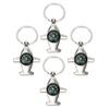 BESPORTBLE 4pcs Compass Keychain, Pocket Compass Key Ring Portable Mini Compass Metal Carabiner Compass for Outdoor Travling Mountaineering Hiking view 1