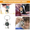 BESPORTBLE 4pcs Compass Keychain, Pocket Compass Key Ring Portable Mini Compass Metal Carabiner Compass for Outdoor Travling Mountaineering Hiking view 3