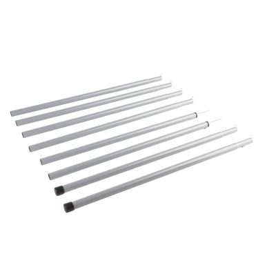 Telescoping Tarp Poles, Portable Iron Canopy Pole Heavy Duty Adjustable Shade Canopy Pole Awning Support Poles for Awnings Canopy Rain Fly Shelter Set