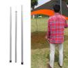 Telescoping Tarp Poles, Portable Iron Canopy Pole Heavy Duty Adjustable Shade Canopy Pole Awning Support Poles for Awnings Canopy Rain Fly Shelter Set view 2