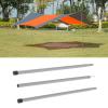 Telescoping Tarp Poles, Portable Iron Canopy Pole Heavy Duty Adjustable Shade Canopy Pole Awning Support Poles for Awnings Canopy Rain Fly Shelter Set view 3
