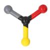 Yosoo Triangular Catch Trainer Improving Hand Eye Coordination Speed Training Tool Red Blue Yellow view 1