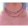 Muloo Red Resin Blood Drop Necklace Unique Red Resin Pendant Clavicle Chain Muiltfunction Bloody Droplet Choker Necklace Gift view 3