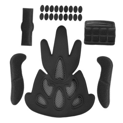 Kisangel 46pcs Collision Padding Kit Sponge Pads Bike and Helmets Comfort Liner for Enhanced Cushioning and Sweat Absorption