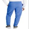 Cherokee Men's Scrub Pants with 5 Pockets, Zip Fly, and Elastic Waistband for All-Day Comfort Plus Size - CK131A, 4XL, Royal view 3