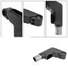 KARFRI Dashboard Base Seat Compatible with Ninebot Segway F20 F30 F40 Scooters Stem Bracket Handlebar Front Fork Stem Connector Bracket Spare Parts, Black view 4