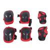 ENDLESS EL1028 Protective Guard Kit for Skating, Cycling and Skateboarding with Knee, Elbow and Wrist Protector | Material: ABS, Nylon | with Adjustable Straps to Fit Perfectly for Adults | Red