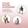 ENDLESS EL1028 Protective Guard Kit for Skating, Cycling and Skateboarding with Knee, Elbow and Wrist Protector | Material: ABS, Nylon | with Adjustable Straps to Fit Perfectly for Adults | Red view 4
