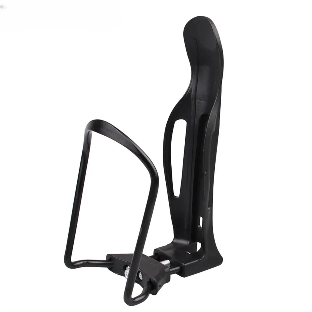 Bicycle Water Bottle Holder Aluminum Lightweight Adjustable MTB Bike Bottle Cages Cycling Flask Cup Holder Rack Bike Accessories (Color : Black)