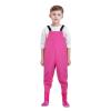 Kids Chest Waders Youth Fishing Waders For Toddler Children Water Proof Hunting Waders With Baby (Pink, 6-7 Years) view 1