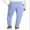 Cherokee Men's Scrub Pants with 5 Pockets, Zip Fly, and Elastic Waistband for All-Day Comfort Plus Size - CK131A, 5XL, Ciel view 3