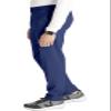 Cherokee Men's Scrub Pants with 5 Pockets, Zip Fly, and Elastic Waistband for All-Day Comfort Plus Size - CK131A, 4XL, Navy view 2