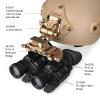 LEESEN PVS-14 Light Weight Dual Tube Mounting System Set IC AN/PVS-14LWNight Vision Goggles Night Vision Adapter for PVS-14 Night Vision Binoculars Binocular - Fully Anodized Aluminum Alloy, Black view 2