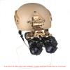 LEESEN PVS-14 Light Weight Dual Tube Mounting System Set IC AN/PVS-14LWNight Vision Goggles Night Vision Adapter for PVS-14 Night Vision Binoculars Binocular - Fully Anodized Aluminum Alloy, Black view 4