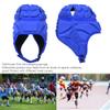 Padded Rugby Helmet,Football Baseball Sports Helmet Rugby Head Guard Protective Soft Headgear for Hockey Football Soccer Goalie for All Ages (Blue L Code) view 2